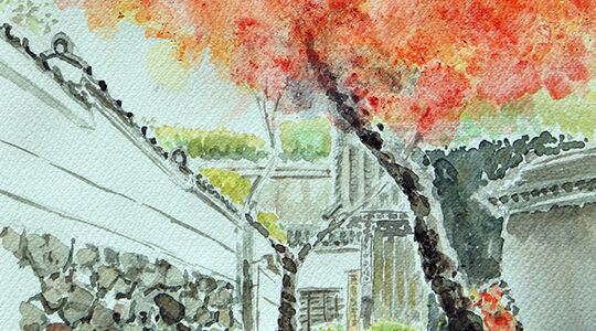 納得のいく絵を描くために！　紅葉をスケッチする時の3つのポイント