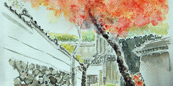 納得のいく絵を描くために！　紅葉をスケッチする時の3つのポイント