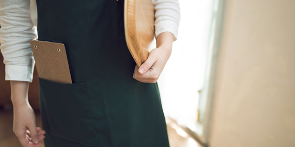 飲食店の制服にも！　オリジナルエプロン作成のススメ