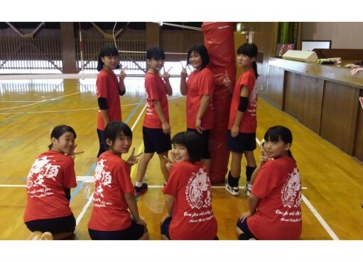 熊本県　球磨村立球磨中学校　バレーボール部のみなさまの作品