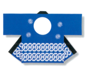 背中丸入り定番柄はんてん