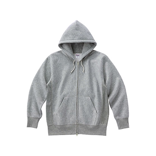 12.0オンス裏起毛ヘビージップパーカー