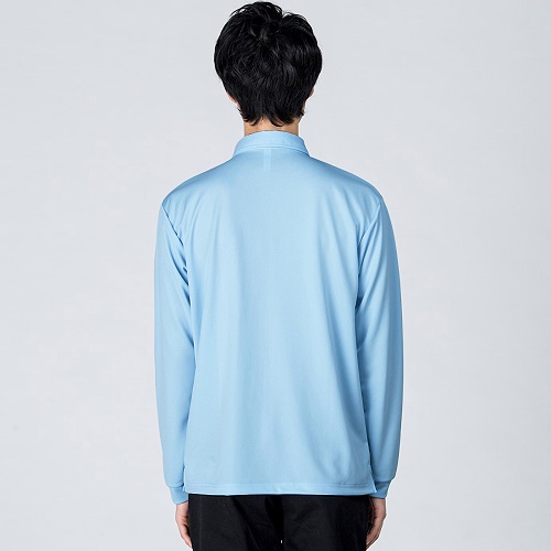 4.4オンスドライボタンダウン長袖ポロシャツ