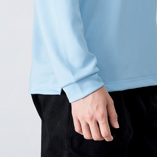 4.4オンスドライボタンダウン長袖ポロシャツ