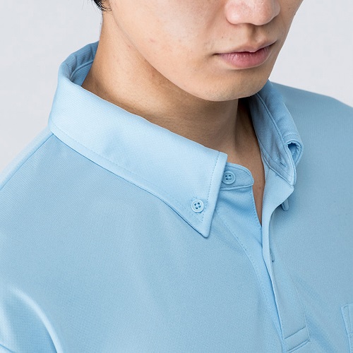 4.4オンスドライボタンダウン長袖ポロシャツ