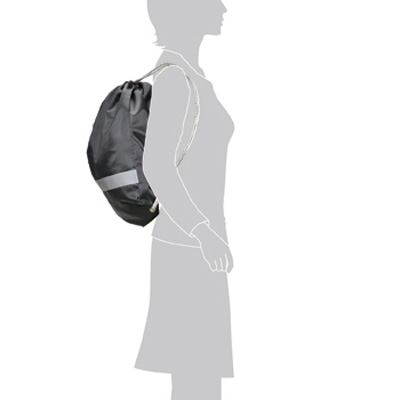 リフレクター付巾着リュック