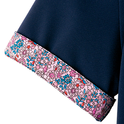 レディスポロシャツ(花柄B)