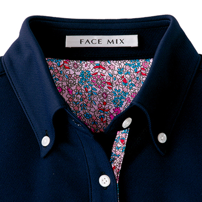 レディスポロシャツ(花柄B)