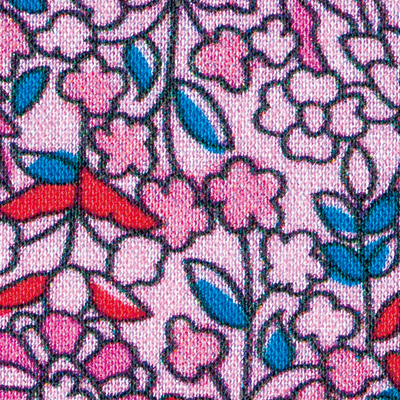 メンズポロシャツ(花柄B)