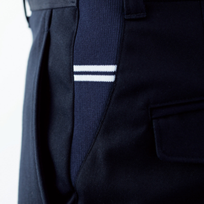 メンズウエストリブパンツ