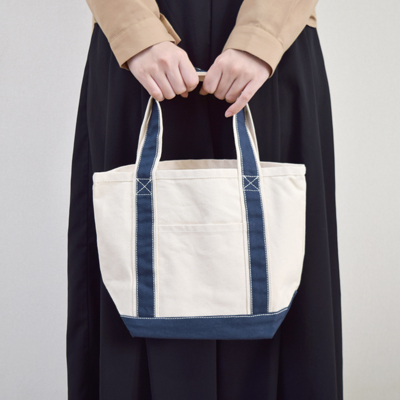 キャンバスバイカラートート(S)