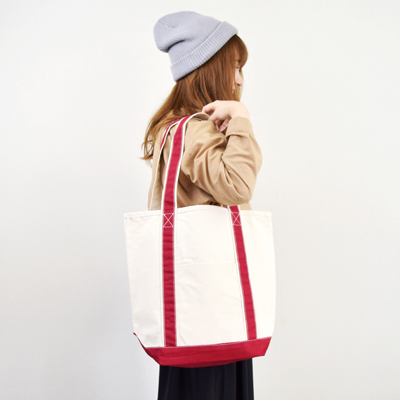 キャンバスバイカラートート(M)