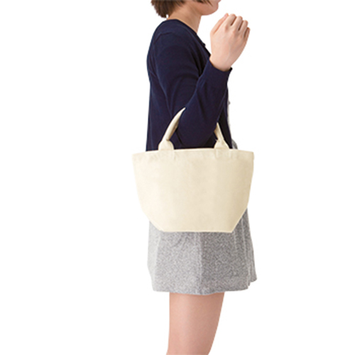 厚手キャンバスパイプハンドルトート