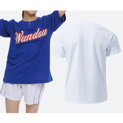 セミオープンベースボールシャツ