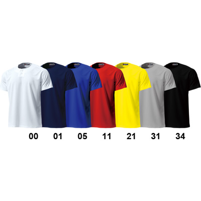 セミオープンベースボールシャツ