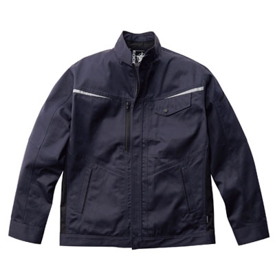 ユニセックスブルゾン(ツイル・スタンドカラー)