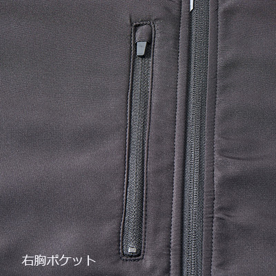 マイクロリップストップフードインジャケット(裏フリース)