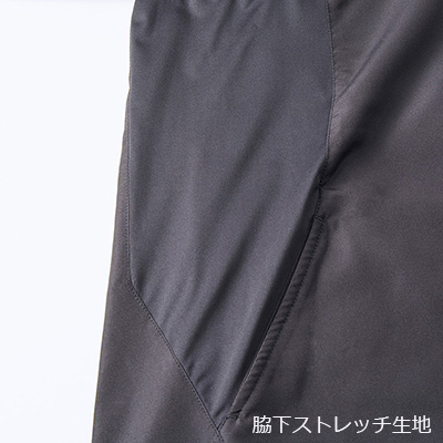 マイクロリップストップフードインジャケット(裏フリース)