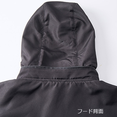 マイクロリップストップフードインジャケット(裏フリース)