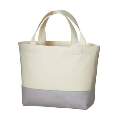 キャンバスカラーボトムトート(S)