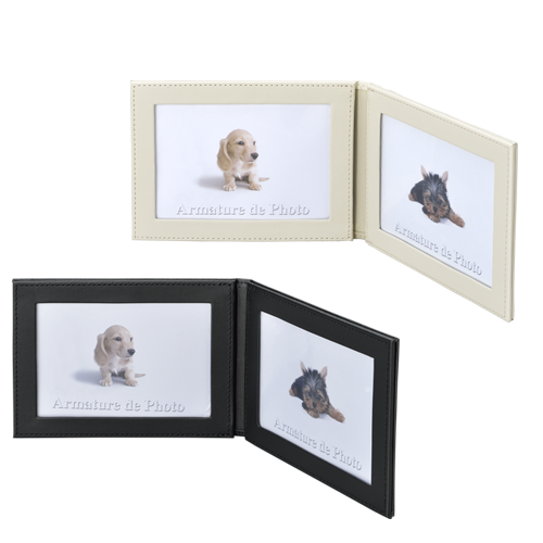 レザーツインフォトフレームマット