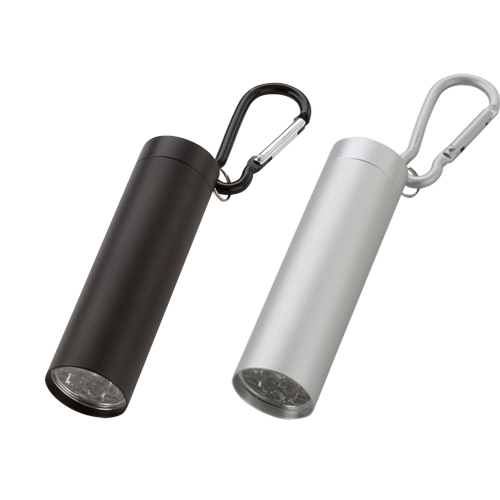 LED9灯カラビナ付ライト　スムース