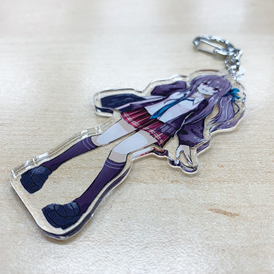 フルカラープリントアクリルキーホルダー
