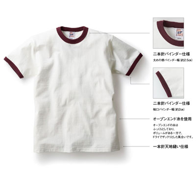 オープンエンドリンガーTシャツ