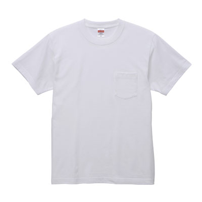 5.6オンスハイクオリティーTシャツ(ポケット付)