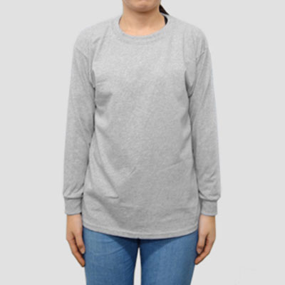 6ozウルトラコットン長袖T