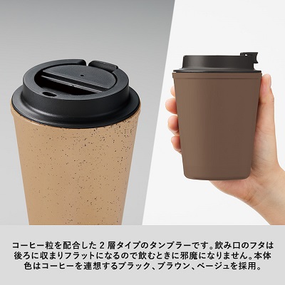 ダブルウォールタンブラー550ml(コーヒー配合タイプ)