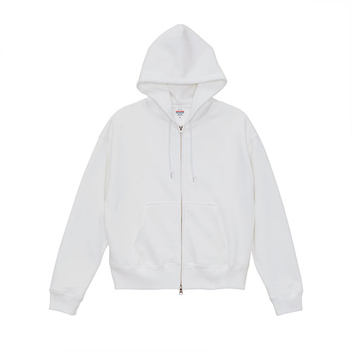 10.0オンスT/Cボックスシルエットスウェットフルジップパーカ(裏起毛)