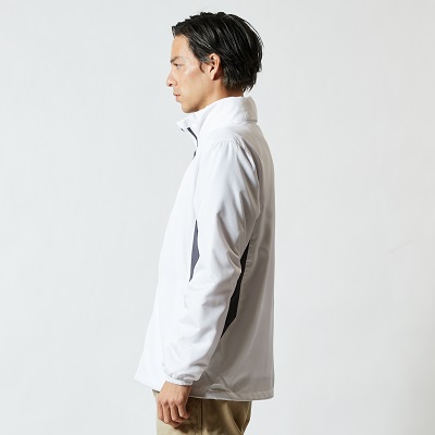 マイクロリップストップフードインジャケット(裏フリース)