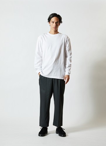 5.6オンスロングスリーブTシャツ(1.6インチリブ)