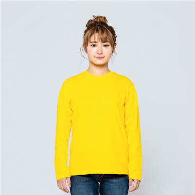 【学割】長袖ロングTシャツ(綿)