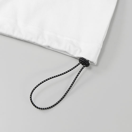 6.5オンスファインジャージーリラックスフィットTシャツ(裾ドローコード)