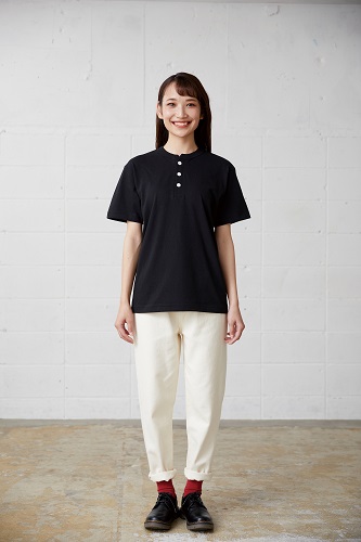 オープンエンドヘンリーネックTシャツ(OE1120) | オリジナルTシャツ