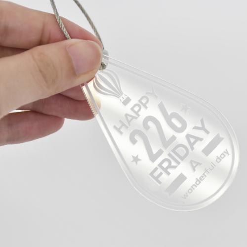 フルカラープリントアクリルキーホルダー