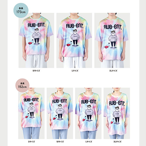 全面プリントビッグシルエットTシャツ