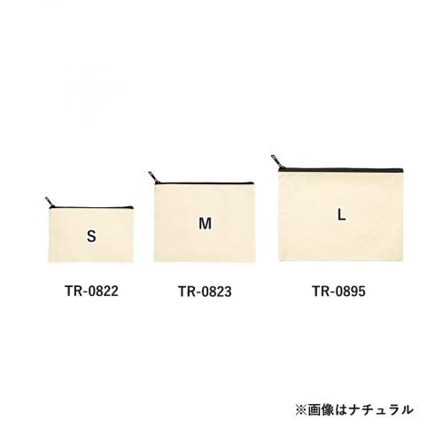 キャンバスフラットポーチ(S)