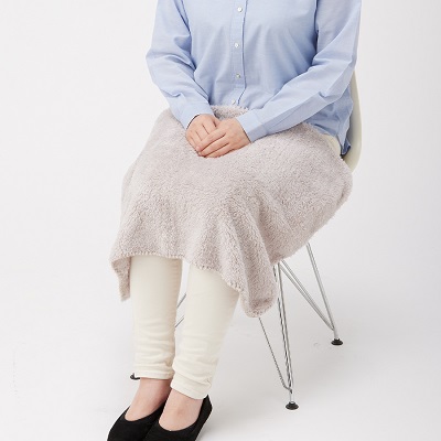 カチオン染めミニブランケット(巾着付)