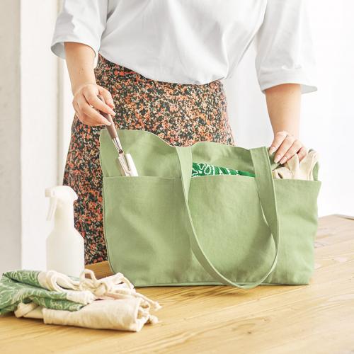 ライトウォッシュキャンバスツールトート(L)