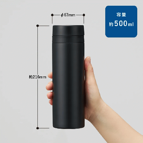スリムサーモステンレスボトル500ml ver.2