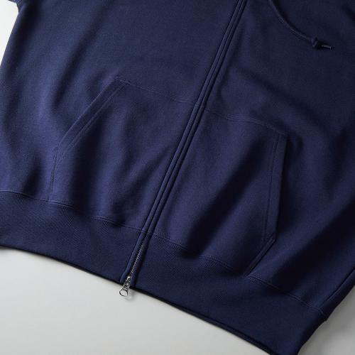 10.0オンス ビッグシルエット スウェット フルジップ パーカ(裏パイル)