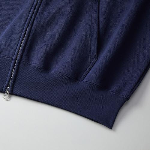 10.0オンス ビッグシルエット スウェット フルジップ パーカ(裏パイル)