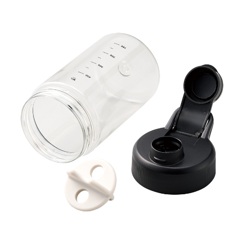 目盛り付シェイカーボトル(シリコンボール付)