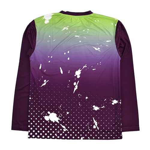 全面プリントロングTシャツ