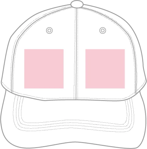 刺繍位置を表したイメージ