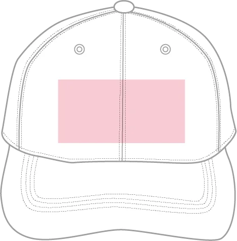 刺繍位置を表したイメージ