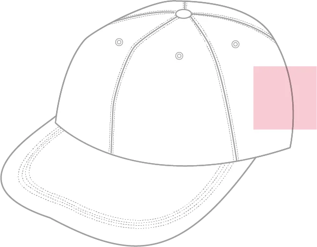 刺繍位置を表したイメージ